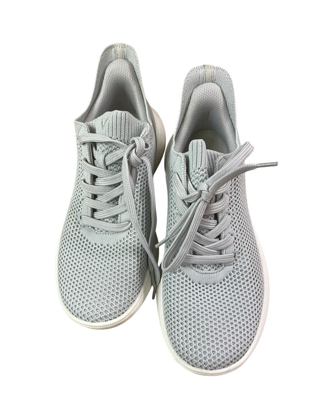 Vivian Light Gray Women's Athletic Knit Sneakers size 6 worn once!